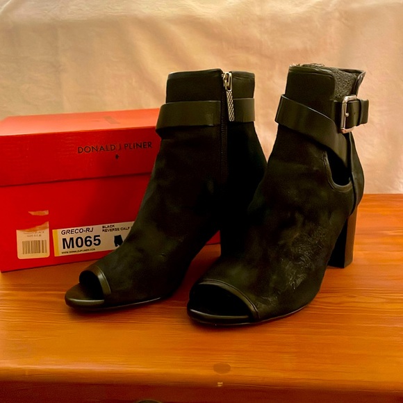 Dan Piner open toe booties - Picture 1 of 8